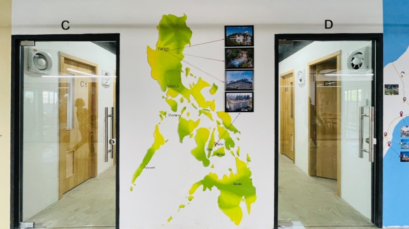 フィリピン留学 Cebu21 - B`CEBU-Hallway-3